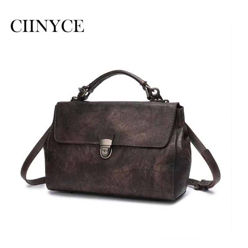 2018 Women Handbag Vintage Design Genuine Leather Top-handle Shoulder Handmade Cow Skin Messenger Bag Real Cowhide Retro Totes
2018 Women Handbag Vintage Design Genuine Leather Top-handle Shoulder Handmade Cow Skin Messenger Bag Real Cowhide Retro Totes