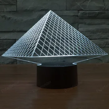 Foreign trade gradient colorful night light atmosphere lamp 3d lights colorful pyramid 3D lights
Foreign trade gradient colorful night light atmosphere lamp 3d lights colorful pyramid 3D lights