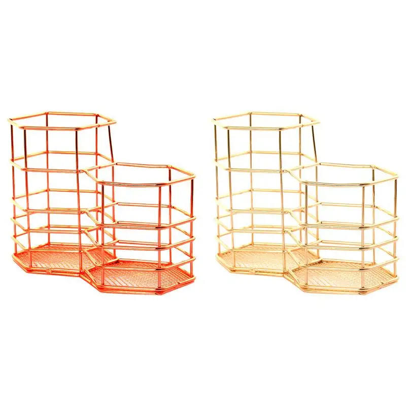 Rose Gold Storage Basket Iron Cosmetics Storage Barrel Pencil Pen Sundries Storage Bag Home Supplies Products Organizers
Rose Gold Storage Basket Iron Cosmetics Storage Barrel Pencil Pen Sundries Storage Bag Home Supplies Products Organizers