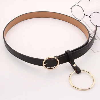 Harajuku Women Belt PU Leather Belts With Ring Vintage Style Ladies Belt New Fashion Casual Waistband
Harajuku Women Belt PU Leather Belts With Ring Vintage Style Ladies Belt New Fashion Casual Waistband