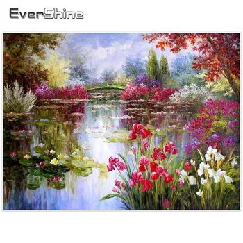 EverShine DIY Diamond Painting Full Square Lake Water Diamond Embroidery Flowers Diamond Mosaic Scenery Picture Of Rhinestones
EverShine DIY Diamond Painting Full Square Lake Water Diamond Embroidery Flowers Diamond Mosaic Scenery Picture Of Rhinestones