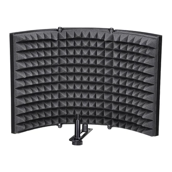 HOT-Microphone Isolation Shield, Studio Mic Sound Absorbing Foam Reflector For Any Condenser Microphone Recording Equipment St
HOT-Microphone Isolation Shield, Studio Mic Sound Absorbing Foam Reflector For Any Condenser Microphone Recording Equipment St