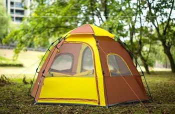 GAZELLE OUTDOORS 5-6 Person 245*245*145cm Hexagonal Large Camping Tent Garden Tent Singer Layer Two Doors Outdoor Quick Throw
GAZELLE OUTDOORS 5-6 Person 245*245*145cm Hexagonal Large Camping Tent Garden Tent Singer Layer Two Doors Outdoor Quick Throw