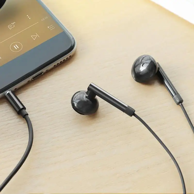 HOCO M53 Earphones 3.5mm Wired Control Earbuds Headset with Microphone for iPhone Android Phones High Quality Earphones New
HOCO M53 Earphones 3.5mm Wired Control Earbuds Headset with Microphone for iPhone Android Phones High Quality Earphones New