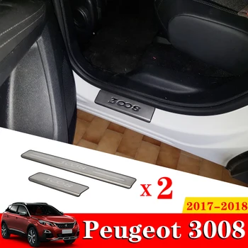 4X Car Styling Accessories Door Sill Scuff Plate Pedal Guard Protector Stickers Trim For Peugeot 3008 II GT 2016 2017 2018 2019
4X Car Styling Accessories Door Sill Scuff Plate Pedal Guard Protector Stickers Trim For Peugeot 3008 II GT 2016 2017 2018 2019