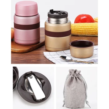 350ML Thermo Mug Vacuum Flasks Stainless Steel Mini Lunch box Thermoses with Containers for Hot Food 4 Colors
350ML Thermo Mug Vacuum Flasks Stainless Steel Mini Lunch box Thermoses with Containers for Hot Food 4 Colors
