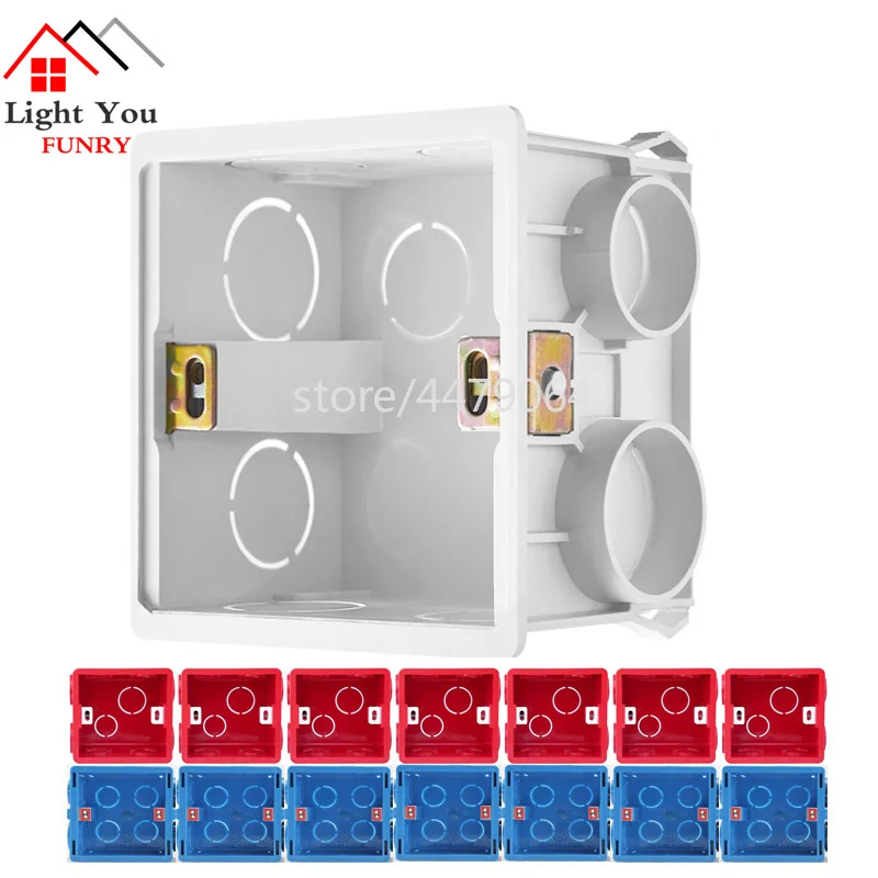 Socket Base Outfit Junction Box Surface Mount Bottom Box Wall Switch Socket Universal Installation box White
Socket Base Outfit Junction Box Surface Mount Bottom Box Wall Switch Socket Universal Installation box White