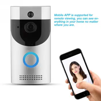 Door Bell Wifi Wireless Smart Intercom Doorbell Door Bell Viewer Wifi Video Doorbell Visual Recording Home Security Black
Door Bell Wifi Wireless Smart Intercom Doorbell Door Bell Viewer Wifi Video Doorbell Visual Recording Home Security Black