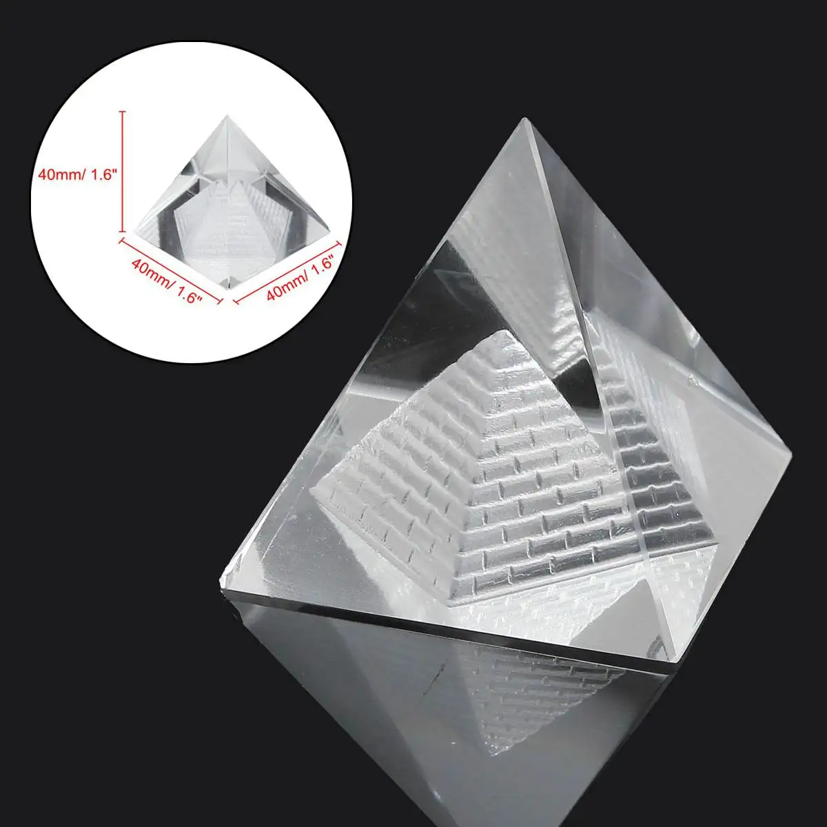 1PCS Egypt Egyptian Natural Crystal Clear Quartz Pyramid Home Desk Decor Gift Living Room Decoration Transparent Ornament Craft
1PCS Egypt Egyptian Natural Crystal Clear Quartz Pyramid Home Desk Decor Gift Living Room Decoration Transparent Ornament Craft