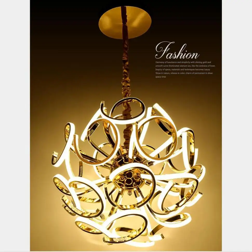 European Led Pendant Lights Silver Gold Led Lamps High Power Bright Led Lighting Special Pendant Lamps Led Lustre Pendant Lamp 1
European Led Pendant Lights Silver Gold Led Lamps High Power Bright Led Lighting Special Pendant Lamps Led Lustre Pendant Lamp 1