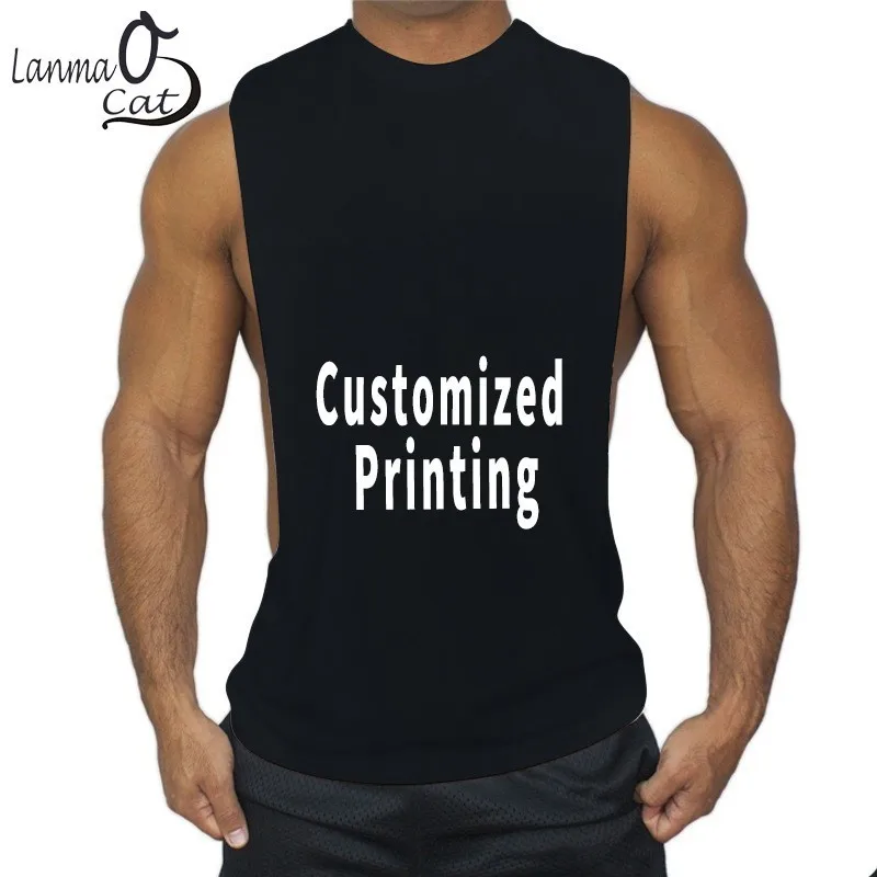 Lanmaocat Bodybuilding Clothes For Men Loose Fitness Tank Top Customized Printing Open Side Sports Vest Gym Top Free Shipping
Lanmaocat Bodybuilding Clothes For Men Loose Fitness Tank Top Customized Printing Open Side Sports Vest Gym Top Free Shipping