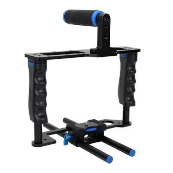 C2 DSLR Camera Mount with Top Handle Grip Photo Studio Kit Rabbit Cage Stabilizer Hot Sale 2019
C2 DSLR Camera Mount with Top Handle Grip Photo Studio Kit Rabbit Cage Stabilizer Hot Sale 2019