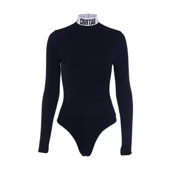 Winter Casual Bodysuit Women Bottoming Rompers Skinny Elastic Fitness Letter Simple Fashion Goth Streetwear Red Black Bodysuits
Winter Casual Bodysuit Women Bottoming Rompers Skinny Elastic Fitness Letter Simple Fashion Goth Streetwear Red Black Bodysuits