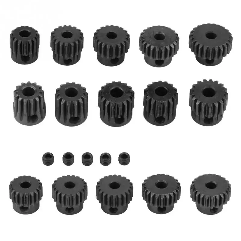 RC Parts Motor Gears 48DP 3175mm 13T17T 15T 17T 19T 21T 23T 18T22T Chrome Steel Motor Gears Combo For 1/10 Car RC Parts
RC Parts Motor Gears 48DP 3175mm 13T17T 15T 17T 19T 21T 23T 18T22T Chrome Steel Motor Gears Combo For 1/10 Car RC Parts