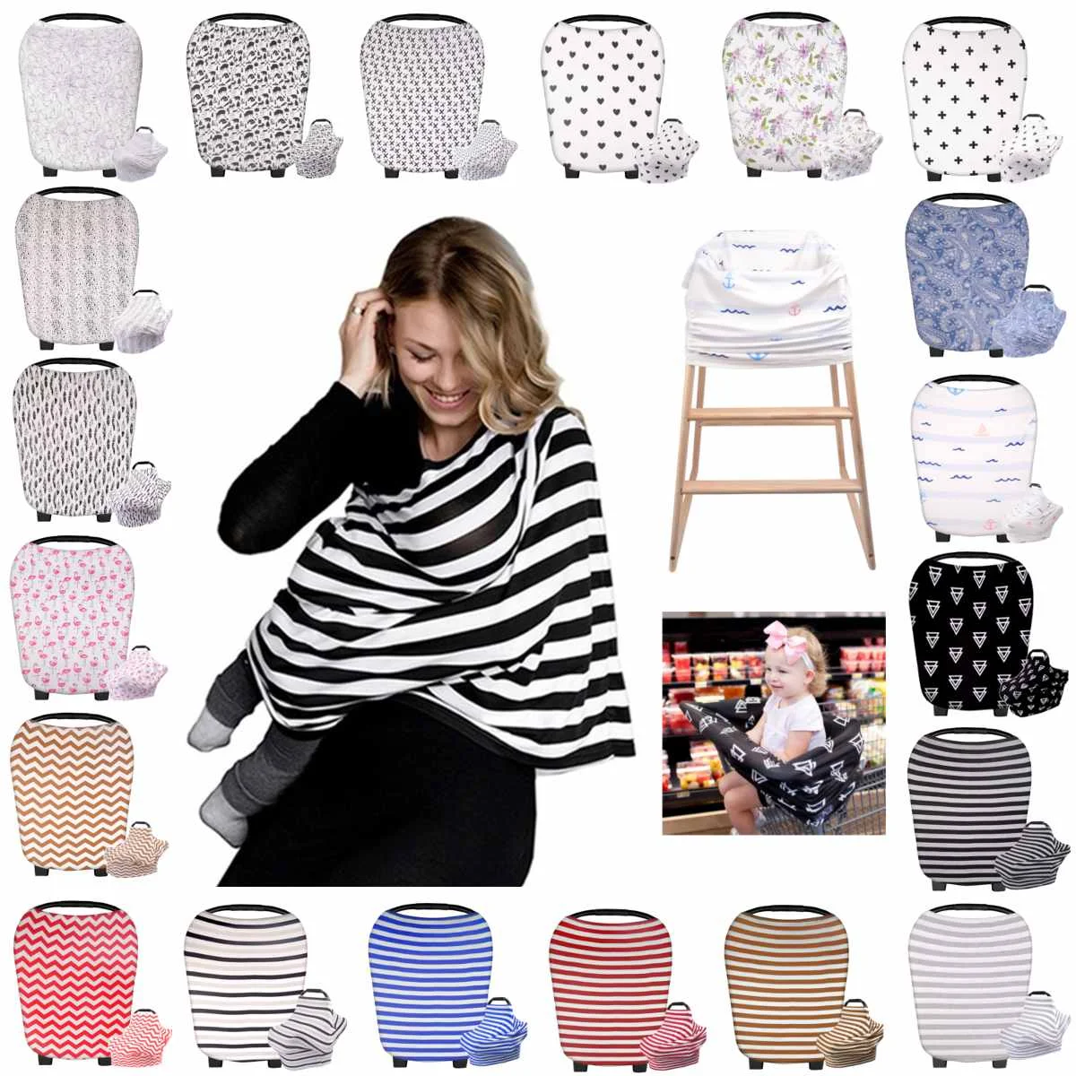 Newborn Baby Nurse garment Materity Cotton Nursing Cover Women Udder Covers Breastfeeding Baby Blanket Baby Stretchy Car Seat
Newborn Baby Nurse garment Materity Cotton Nursing Cover Women Udder Covers Breastfeeding Baby Blanket Baby Stretchy Car Seat