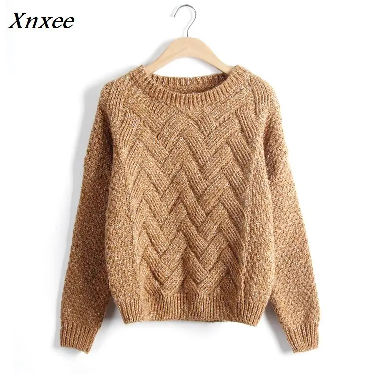 2018 Winter Women Sweaters And Pullovers Plaid Thick Knitting Mohair Sweater Female Loose Variegated korean Xnxee
2018 Winter Women Sweaters And Pullovers Plaid Thick Knitting Mohair Sweater Female Loose Variegated korean Xnxee
