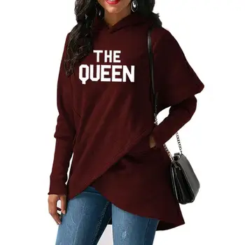 2019 New Fashion THE QUEEN Print Sweatshirt Femmes Hoodies Women Tops Sweatshirts Funny Female Casual Loog Sleeve Pullovers
2019 New Fashion THE QUEEN Print Sweatshirt Femmes Hoodies Women Tops Sweatshirts Funny Female Casual Loog Sleeve Pullovers