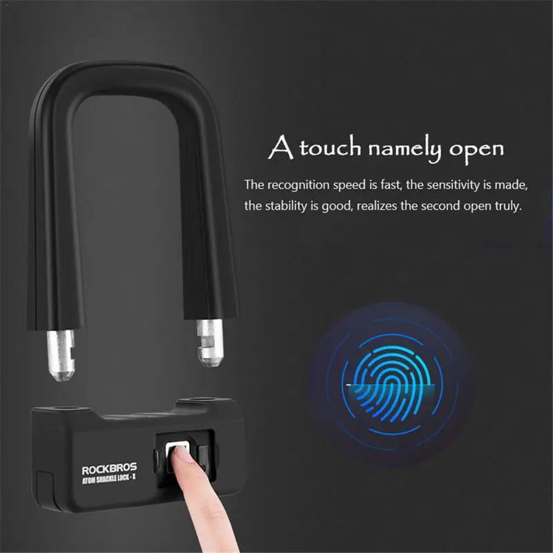 Bicycle Lock Anti-theft Lock Fingerprint Lock Road Bike Mountain Bike Anti-mite Motorcycle Alloy Steel U-lock Bicycle Accessorie
Bicycle Lock Anti-theft Lock Fingerprint Lock Road Bike Mountain Bike Anti-mite Motorcycle Alloy Steel U-lock Bicycle Accessorie