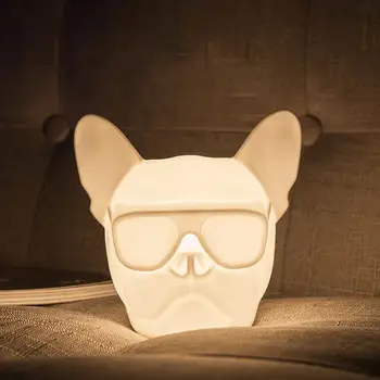 Touch Clap voice control LED Night light bulldog USB Silicone Soft Cartoon Animal Colorful Night Lamp Baby Nursery Lamp Toy Gift
Touch Clap voice control LED Night light bulldog USB Silicone Soft Cartoon Animal Colorful Night Lamp Baby Nursery Lamp Toy Gift