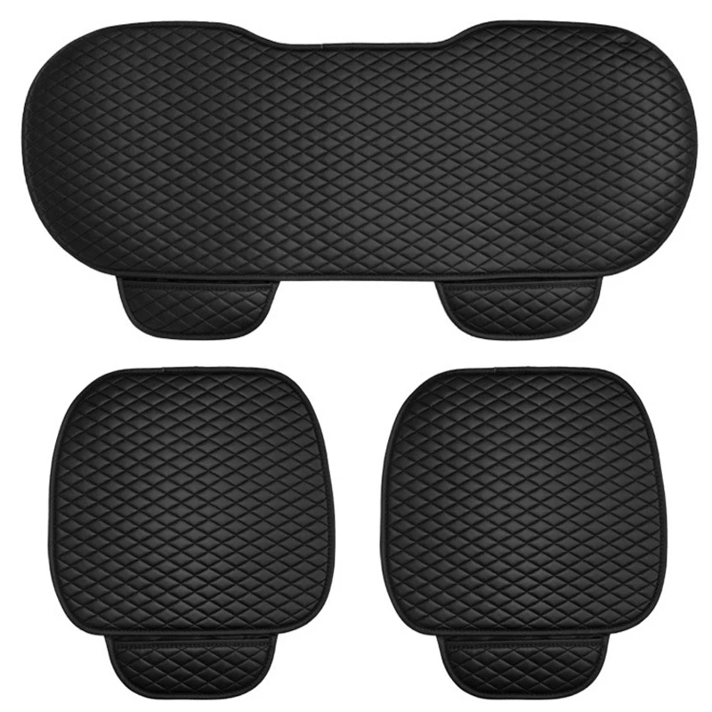 3PCS Set Universal Car Front Back Rear Seat Cover Breathable PU Leather Pad Mat Cushion For 5 Seat Auto Chair Seat Cushion
3PCS Set Universal Car Front Back Rear Seat Cover Breathable PU Leather Pad Mat Cushion For 5 Seat Auto Chair Seat Cushion
