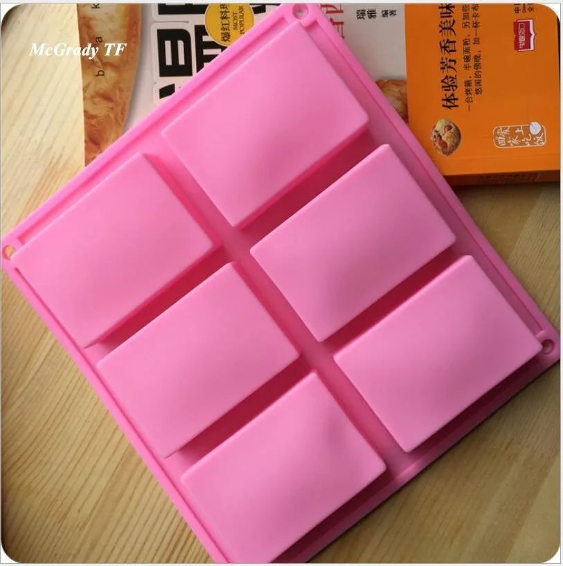 6 Hole Mold 3D Handmade Square Rectangle Silicone Soap Form Chocolate Cookies Mold Fondant Tools Ice Cream Mold Chocolate Mold
6 Hole Mold 3D Handmade Square Rectangle Silicone Soap Form Chocolate Cookies Mold Fondant Tools Ice Cream Mold Chocolate Mold