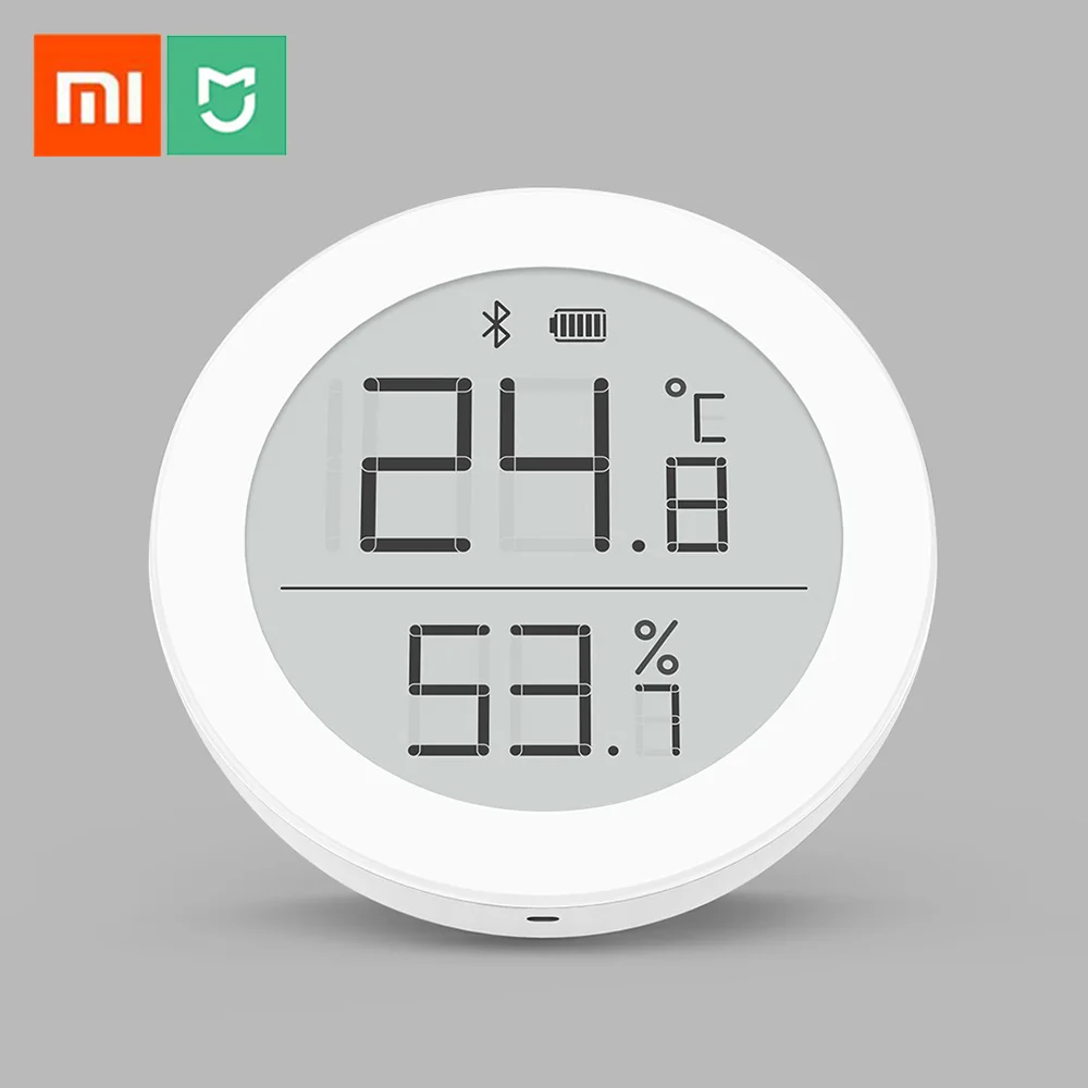 Xiaomi Mijia Bluetooth Temperature Smart Humidity Sensor LCD Screen Digital Thermometer Moisture Meter Mi APP
Xiaomi Mijia Bluetooth Temperature Smart Humidity Sensor LCD Screen Digital Thermometer Moisture Meter Mi APP