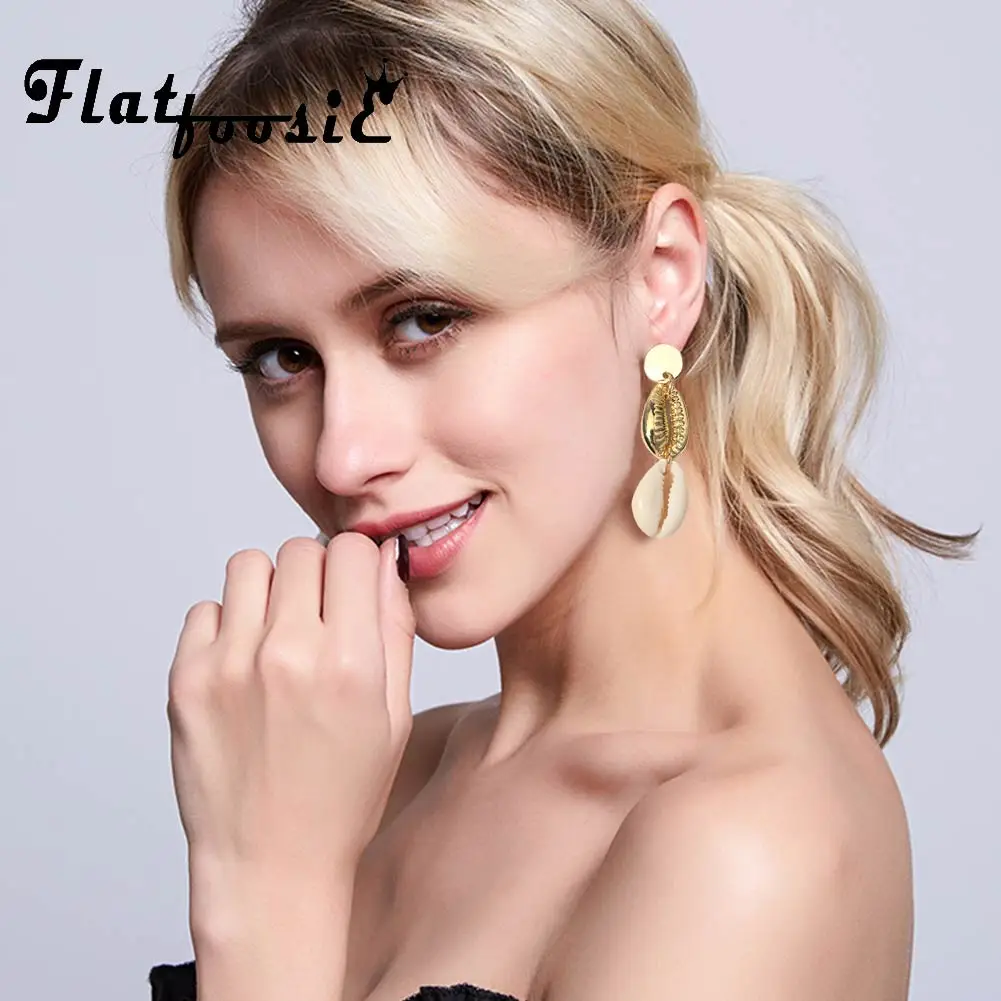 Flatfoosie Boho Fashion Long Dangle Earrings For Women Shiny Natural Shell Long Big Statement Drop Earring Wedding Party Jewelry
Flatfoosie Boho Fashion Long Dangle Earrings For Women Shiny Natural Shell Long Big Statement Drop Earring Wedding Party Jewelry