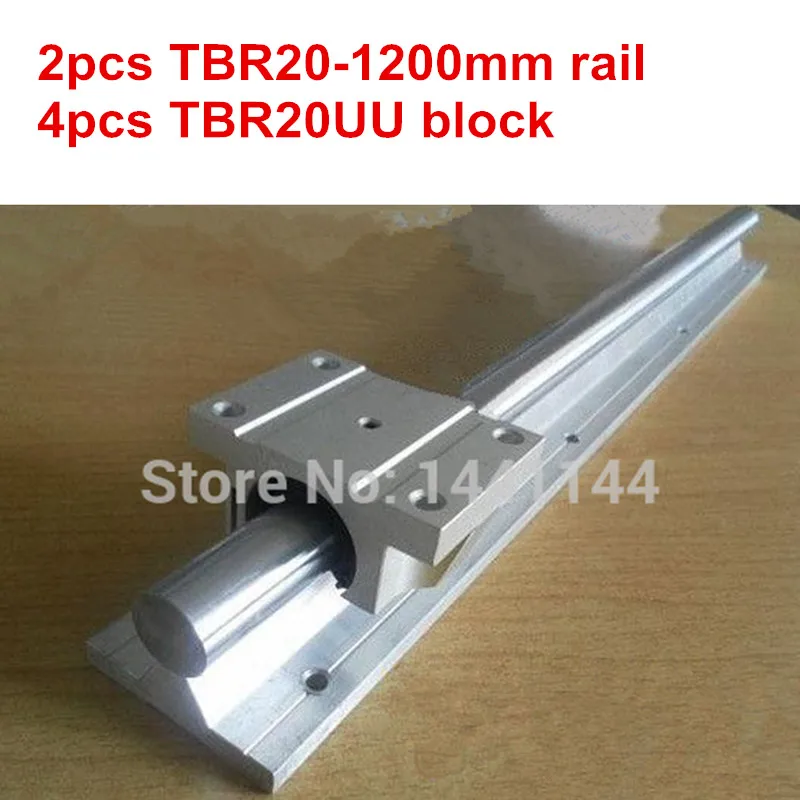 TBR20 linear guide rail: 2pcs TBR20 - 1200mm linear rail + 4pcs TBR20UU Flange linear slide block
TBR20 linear guide rail: 2pcs TBR20 - 1200mm linear rail + 4pcs TBR20UU Flange linear slide block