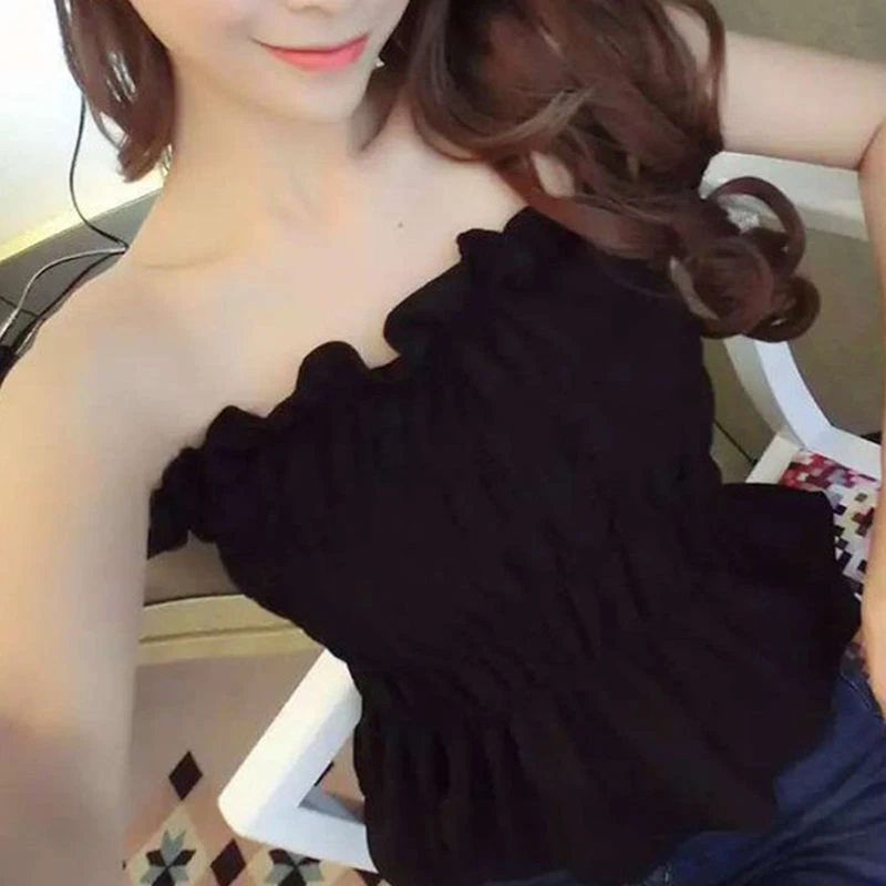 2019 New Bandeau Casual Tube Crop Top Off Shoulder Casual Vest Women Solid Strapless Blouse
2019 New Bandeau Casual Tube Crop Top Off Shoulder Casual Vest Women Solid Strapless Blouse