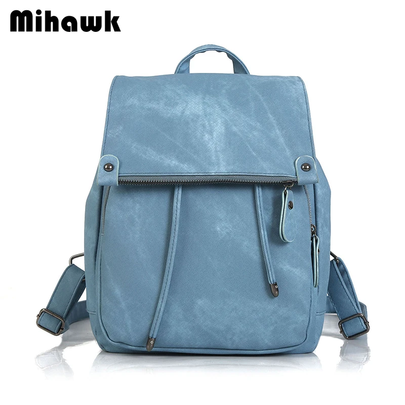 Mihawk Trendy Female Drawstring PU Leather Backpacks Teenage Girls Small School Bags Women High Quality Casual Rucksack Supplies
Mihawk Trendy Female Drawstring PU Leather Backpacks Teenage Girls Small School Bags Women High Quality Casual Rucksack Supplies