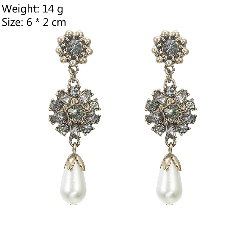 trendy earrings 2019 Queen Palace Luxury Vintage Antique Gold Big Rhinestone Pearl Earrings
trendy earrings 2019 Queen Palace Luxury Vintage Antique Gold Big Rhinestone Pearl Earrings