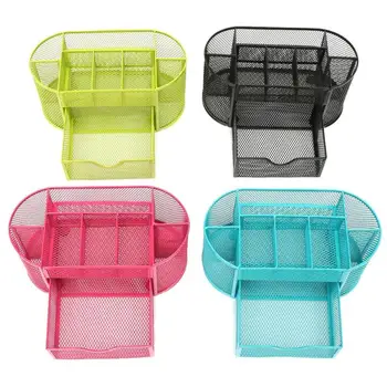 Desk Organizer 9 Cell Metal Mesh Desktop Office Pen Pencil Holder Iron for Scissors Ruler Stationery School Supplies 
Desk Organizer 9 Cell Metal Mesh Desktop Office Pen Pencil Holder Iron for Scissors Ruler Stationery School Supplies