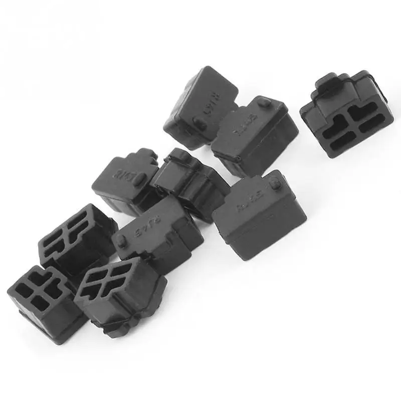 10Pcs Black Ethernet Hub Port RJ45 Anti Dust Cover Cap Protector Plug for RJ45 Female Jack
10Pcs Black Ethernet Hub Port RJ45 Anti Dust Cover Cap Protector Plug for RJ45 Female Jack