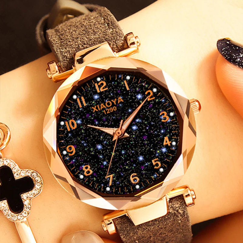 Relogio Feminino Women Bracelet Watches Fashion Female Quartz Watches Rose Gold Starry Sky Ladies Dress Wrist Watch Dropshipping
Relogio Feminino Women Bracelet Watches Fashion Female Quartz Watches Rose Gold Starry Sky Ladies Dress Wrist Watch Dropshipping