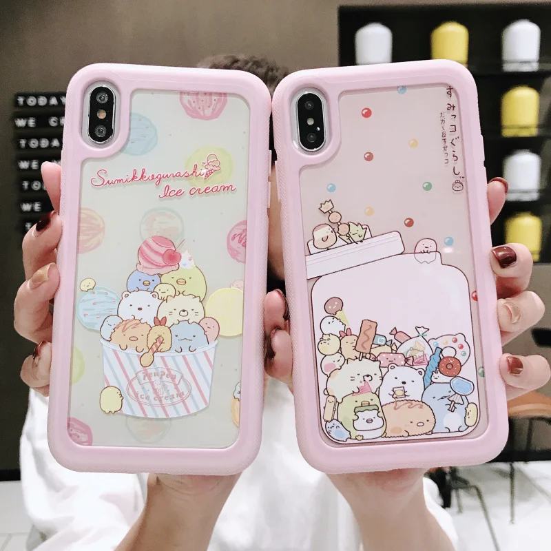 For iphone 6 6s 7 8 plus X Xs Max XR phone cases Lovely Japan cartoon relief Acrylic back cover Drop protection sleeve
For iphone 6 6s 7 8 plus X Xs Max XR phone cases Lovely Japan cartoon relief Acrylic back cover Drop protection sleeve