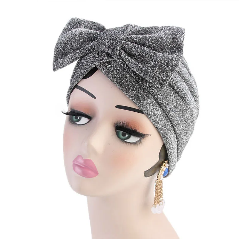 Fashion Bright Silk Women Bowknot Turban Hat Muslim Lady Hijabs Cap Elastic Cloth Head Cap Hat Ladies Hair Accessories India Hat
Fashion Bright Silk Women Bowknot Turban Hat Muslim Lady Hijabs Cap Elastic Cloth Head Cap Hat Ladies Hair Accessories India Hat
