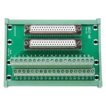 DB37-M6 Double Female Head DIN Rail Mount Interface Module Terminal Block Board Connector
DB37-M6 Double Female Head DIN Rail Mount Interface Module Terminal Block Board Connector