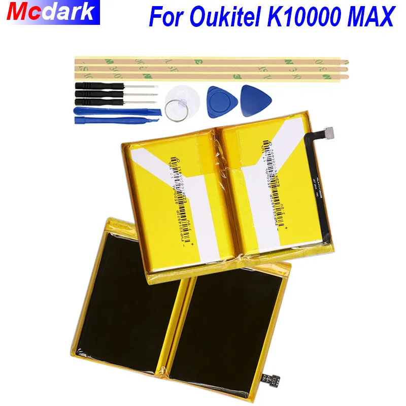 Mcdark 10000mAh Battery For Oukitel K10000 MAX Batterie Bateria Accumulator AKKU ACCU PIL Mobile Phone+Tools
Mcdark 10000mAh Battery For Oukitel K10000 MAX Batterie Bateria Accumulator AKKU ACCU PIL Mobile Phone+Tools