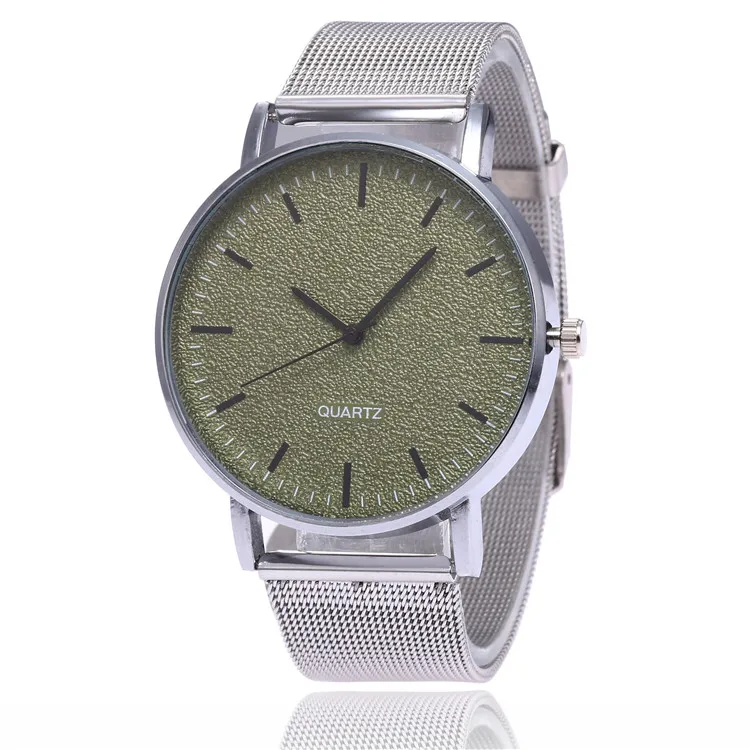 Green Frosted Dial Women Quartz Wrist Watches Stainless Steel Mesh Strap Reloj Mujer Hombre Fashion Ladies Watch Large Clock
Green Frosted Dial Women Quartz Wrist Watches Stainless Steel Mesh Strap Reloj Mujer Hombre Fashion Ladies Watch Large Clock