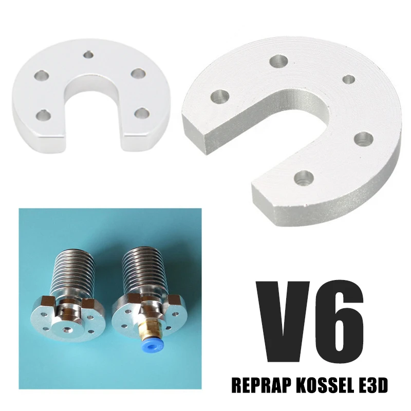 1pc Pro 3D Printer Accessories V6 Hotend J-head Aluminum Mount Plate For 3D Printers Mount Plate
1pc Pro 3D Printer Accessories V6 Hotend J-head Aluminum Mount Plate For 3D Printers Mount Plate