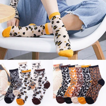 Popular 1Pair High Quality Leopard Summer Breathable Socks Clothing Accessories Fashion Mesh Thin Women Girls Socks
Popular 1Pair High Quality Leopard Summer Breathable Socks Clothing Accessories Fashion Mesh Thin Women Girls Socks