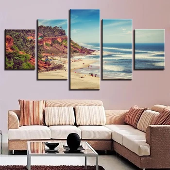Modern Printing Decor Home Wall Art HD 5 Pieces Forest Blue Sea Mountain Beach Modular Canvas Paintings Shipped 24 Hours 
Modern Printing Decor Home Wall Art HD 5 Pieces Forest Blue Sea Mountain Beach Modular Canvas Paintings Shipped 24 Hours