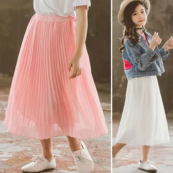 Little Girls Summer Skirt Teen High Waist Long Maxi Girls Skirts Spring Autumn School Pink White Black Children Clothing 2019
Little Girls Summer Skirt Teen High Waist Long Maxi Girls Skirts Spring Autumn School Pink White Black Children Clothing 2019