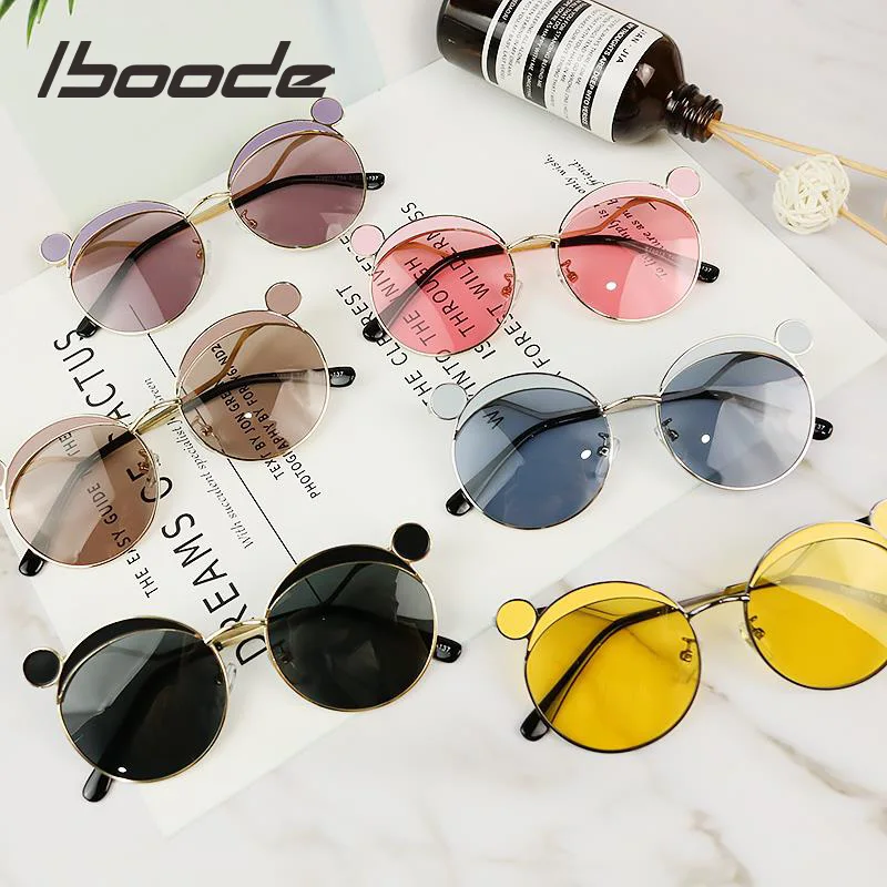 iboode Cute Mouse Ear Sunglasses Kids Boy Girl Clear Resin Lens Sun Glasses Children Fashion Metal Baby Girls Goggles UV400
iboode Cute Mouse Ear Sunglasses Kids Boy Girl Clear Resin Lens Sun Glasses Children Fashion Metal Baby Girls Goggles UV400