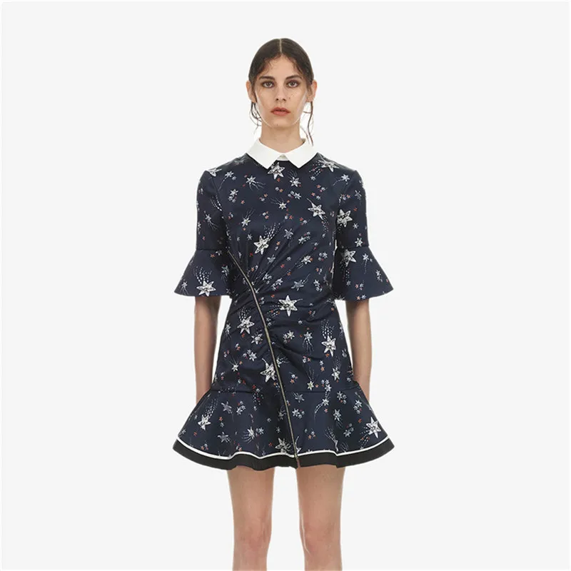 2019 Summer Elegant Women Blue Star Sequins Mini Dress Runway Designer Long Sleeve Female Party Short Dresses Clothing
2019 Summer Elegant Women Blue Star Sequins Mini Dress Runway Designer Long Sleeve Female Party Short Dresses Clothing