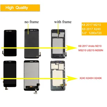 10Pcs/lot For LG K8 2017 LCD Aristo M210 MS210 US215 M200N LCD DIsplay Touch Screen Assembly with frame X240 X240F X240H X240K
10Pcs/lot For LG K8 2017 LCD Aristo M210 MS210 US215 M200N LCD DIsplay Touch Screen Assembly with frame X240 X240F X240H X240K
