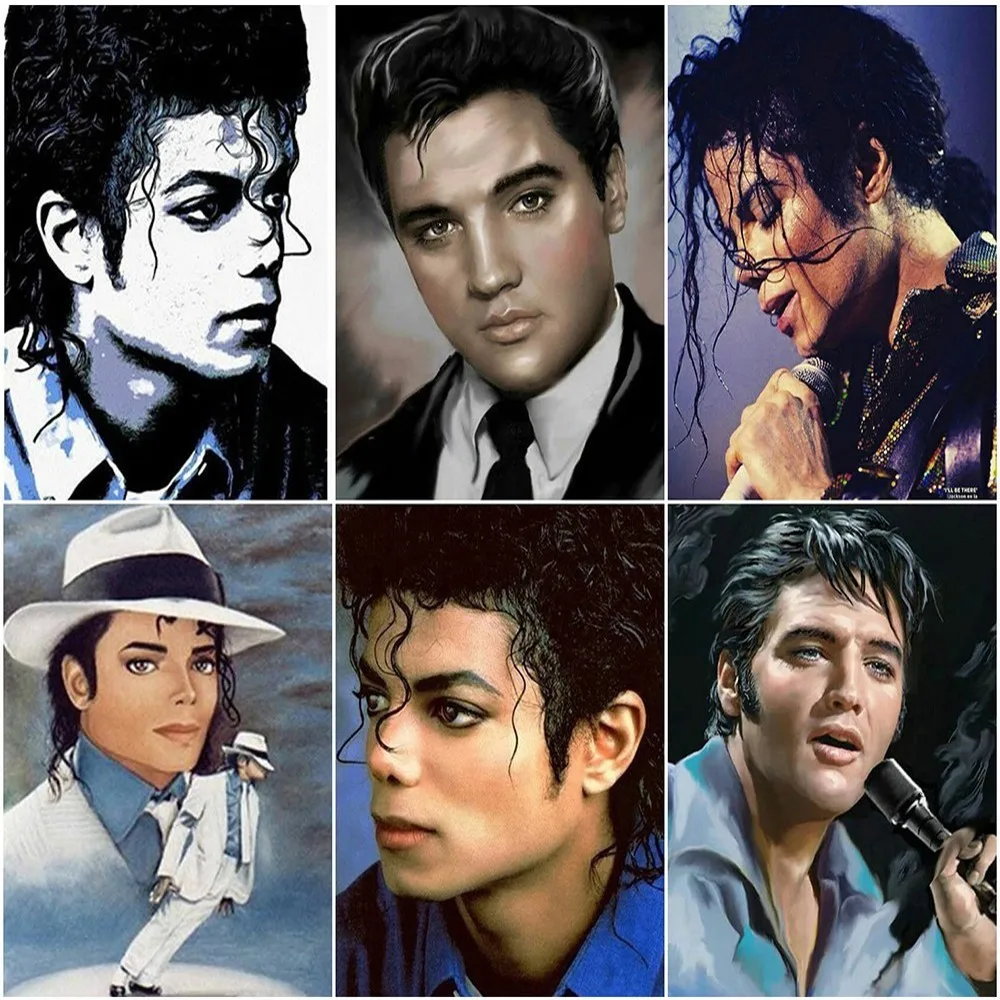 Huacan Diamond Painting Full Square Drill Portrait Diamond Embroidery Michael Jackson Cross Stitch Rhinestone Mosaic Elvis Gift
Huacan Diamond Painting Full Square Drill Portrait Diamond Embroidery Michael Jackson Cross Stitch Rhinestone Mosaic Elvis Gift