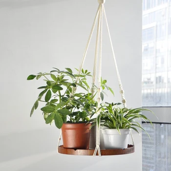 Macrame shelf Macrame Plant Hanger Indoor Hanging Planter Shelf Decorative Flower Pot Holder Boho Bohemian Home Decor
Macrame shelf Macrame Plant Hanger Indoor Hanging Planter Shelf Decorative Flower Pot Holder Boho Bohemian Home Decor
