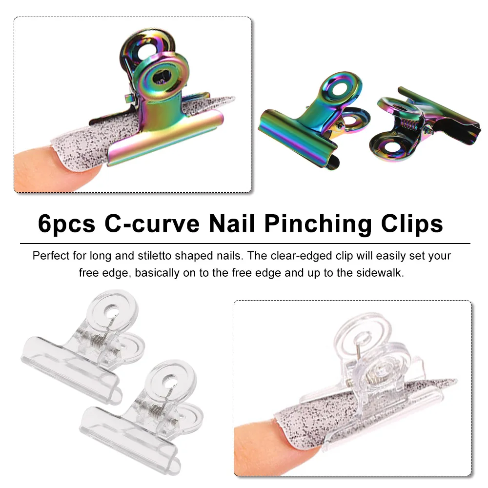 6pcs Nail Pinching C-curve Nail Pinching Clips Acrylic Nails Pinchers Nail Pinching Tool C Curve Pinching Clips Manicure Tool
6pcs Nail Pinching C-curve Nail Pinching Clips Acrylic Nails Pinchers Nail Pinching Tool C Curve Pinching Clips Manicure Tool