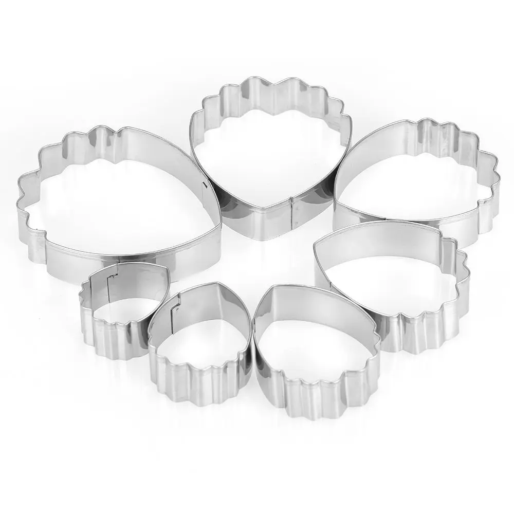 7pcs/Set Cookie Mold Cutters Stainless Steel Peony Petal Fondant Biscuit Cutter Sandwich Cutters Peony Flower Cookie Tool
7pcs/Set Cookie Mold Cutters Stainless Steel Peony Petal Fondant Biscuit Cutter Sandwich Cutters Peony Flower Cookie Tool
